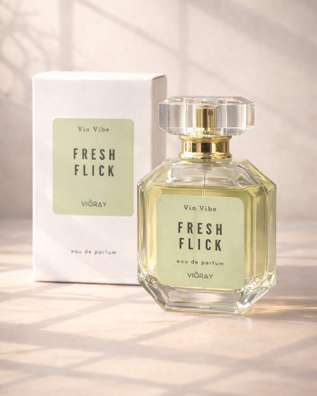 Vilshofen Fresh Flick perfume bottle and packaging on a neutral background