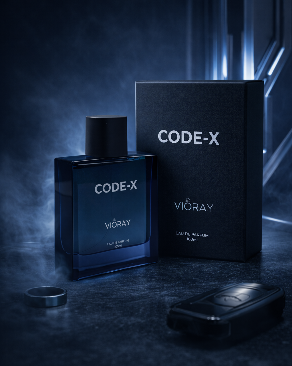 CODE-X Perfume – Bold Oud & Amber Fragrance for Men | Vioray – VIORAY