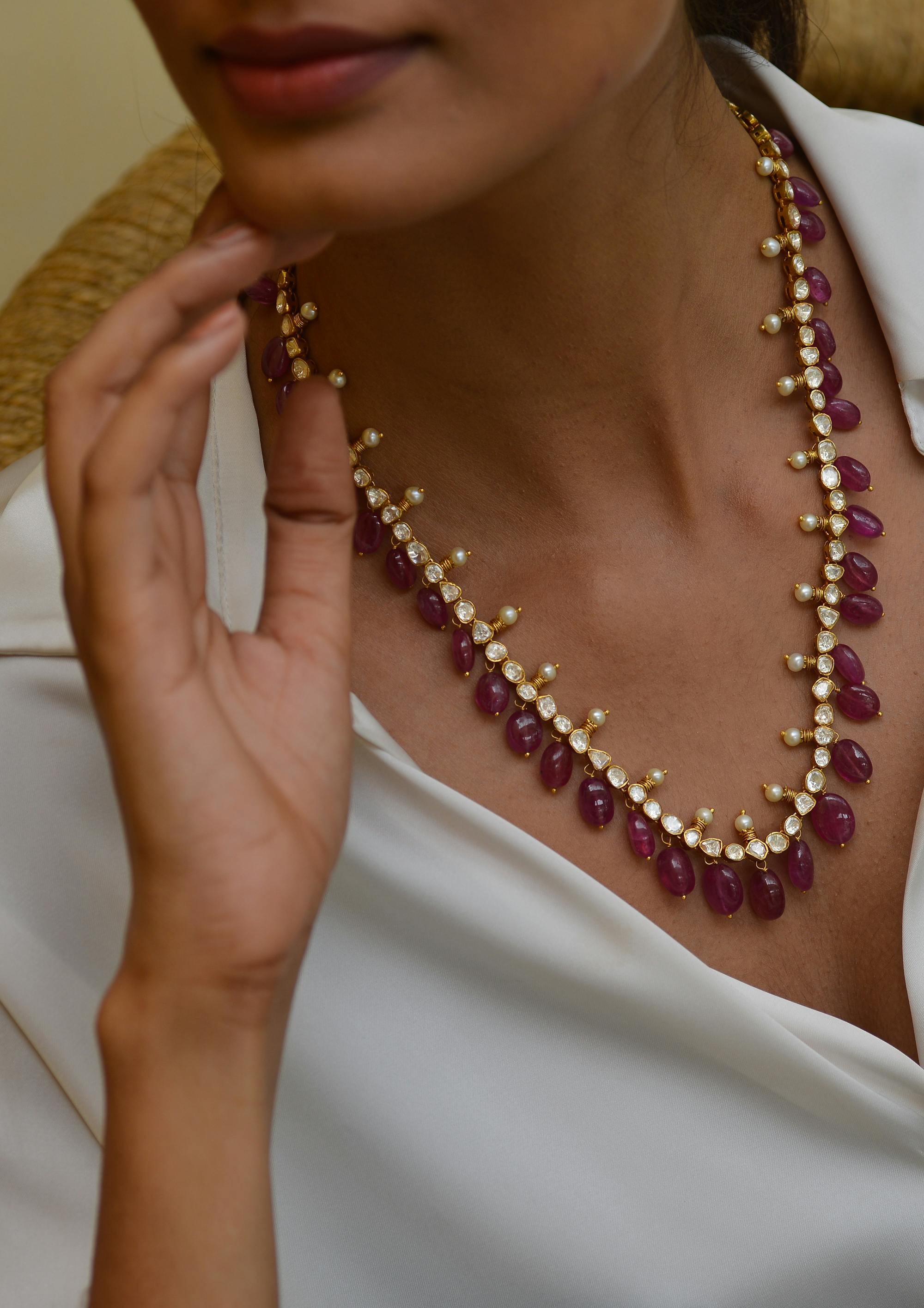 Opulence Necklace Set 24K Gold Coated